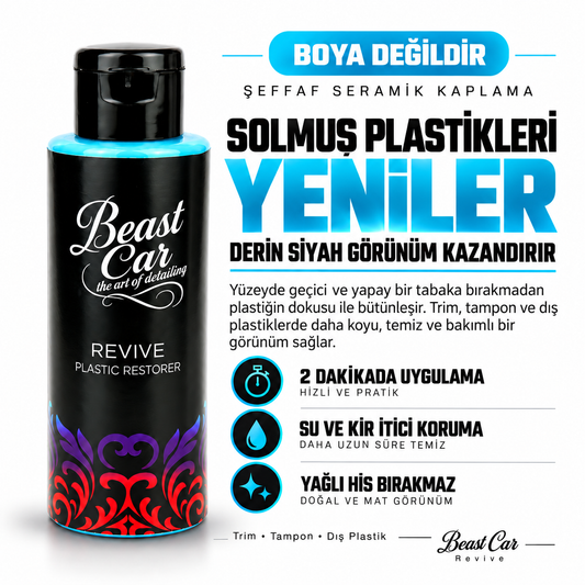 Plastik Yenileyici ve Onarıcı Seramik Kaplama 120ml