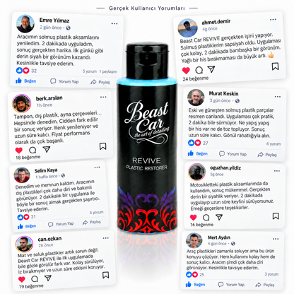 Plastik Yenileyici ve Onarıcı Seramik Kaplama 120ml