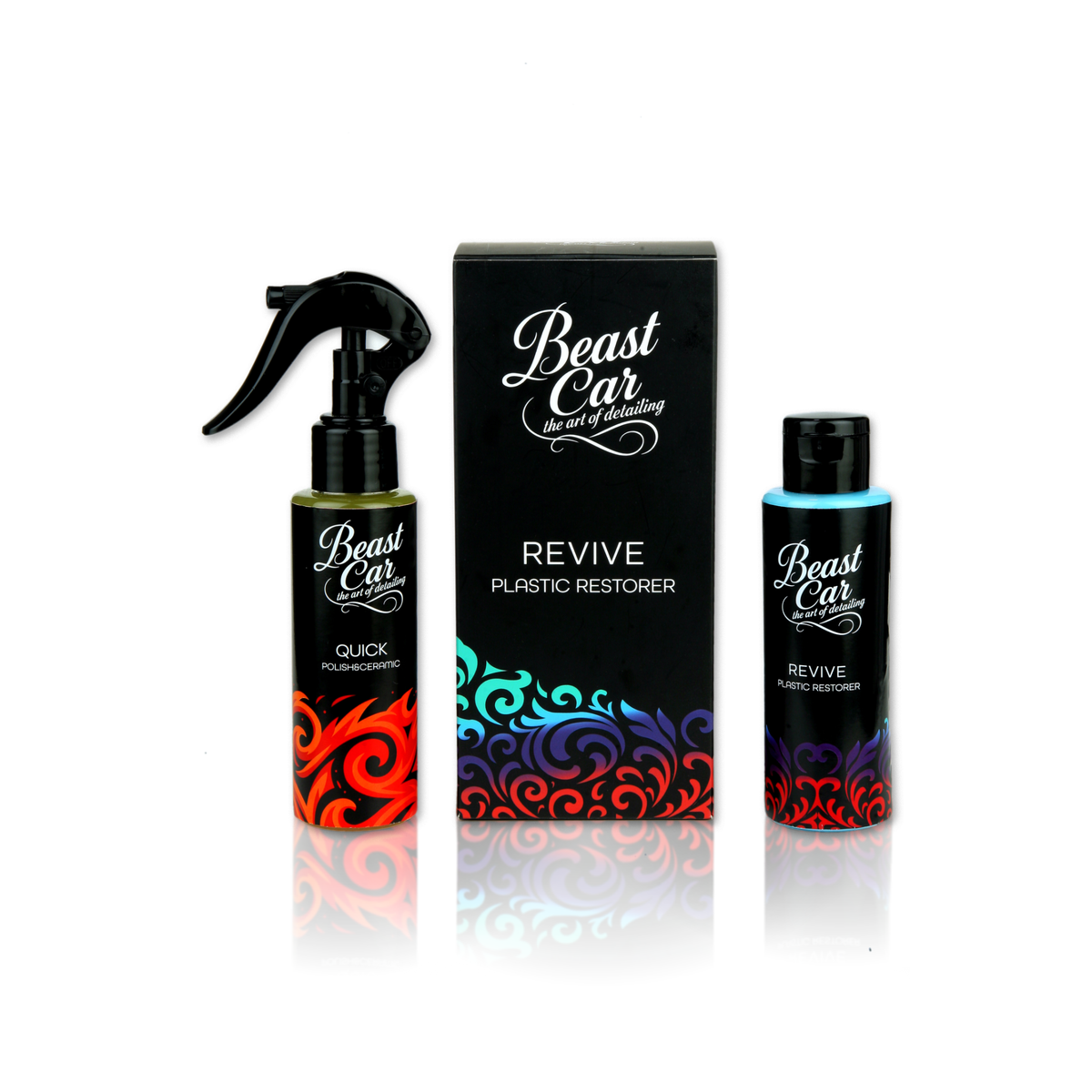 Plastik Yenileyici ve Onarıcı Seramik Kaplama 120ml + Hızlı Cila 120ml