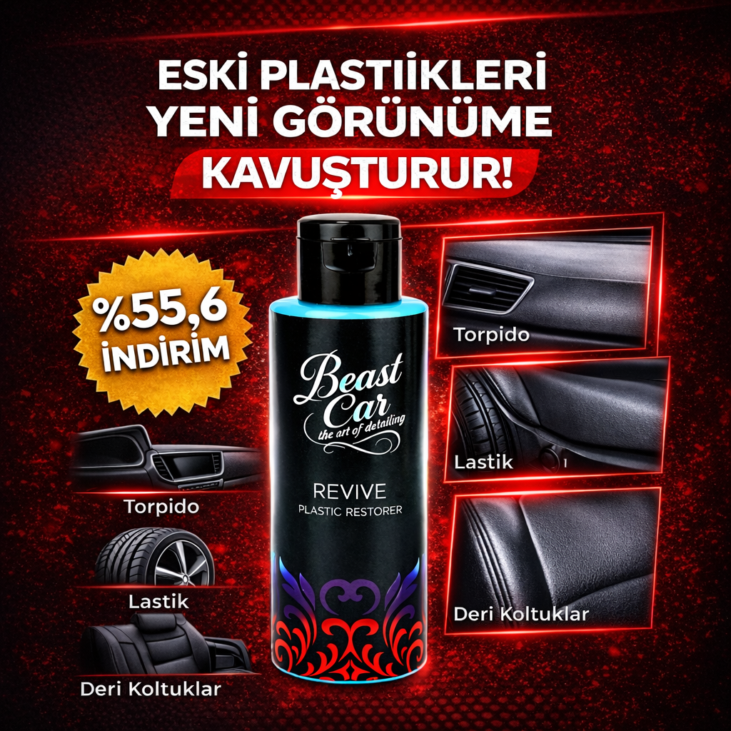 Plastik Yenileyici ve Onarıcı Seramik Kaplama 120ml